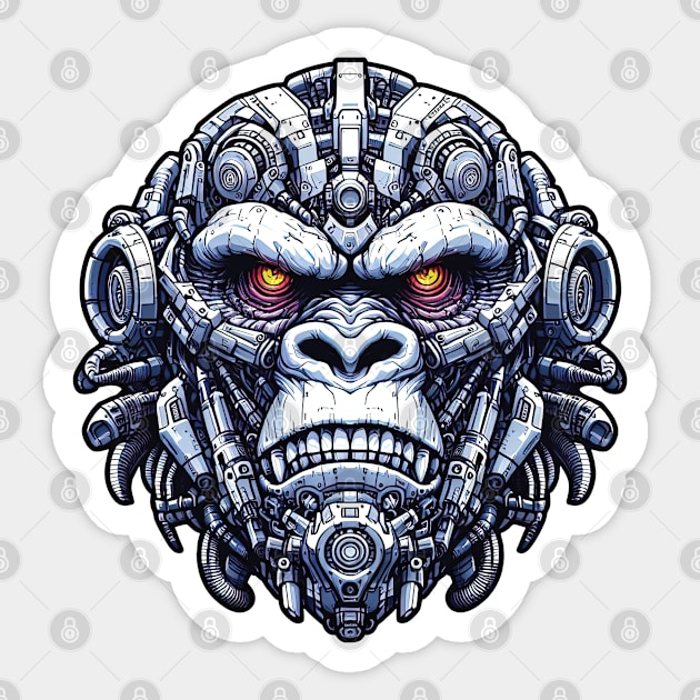 Mecha Apes S01 D08 Sticker by Houerd